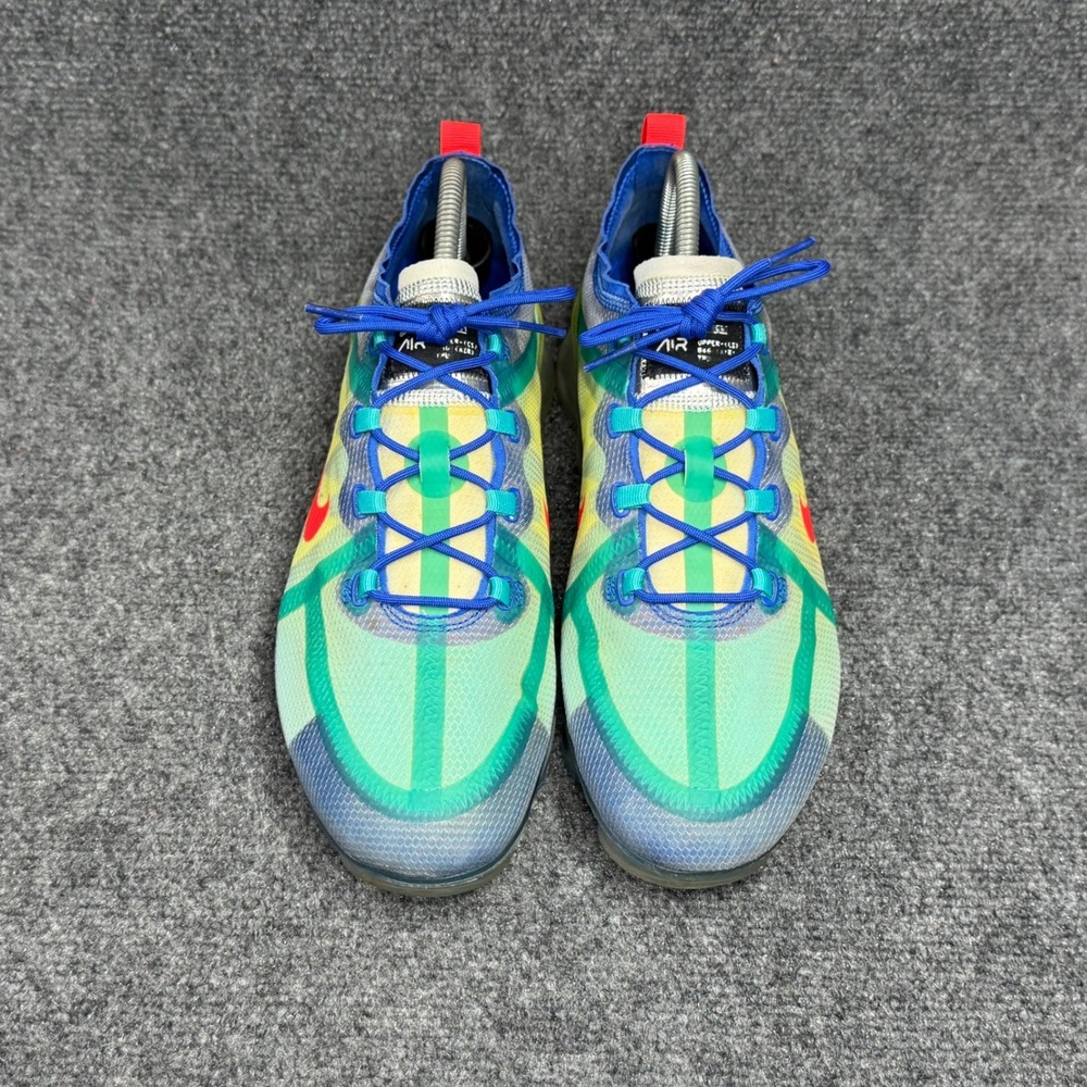 Nike Air VaporMax 2019 Running Shoe Men 10.5 Racer Blue Athletic Retro Run Train - Picture 3 of 12